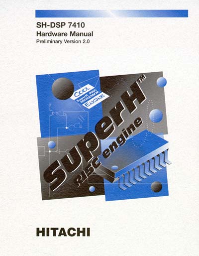 Hitachi SH-DSP 7410 Hardware Manual