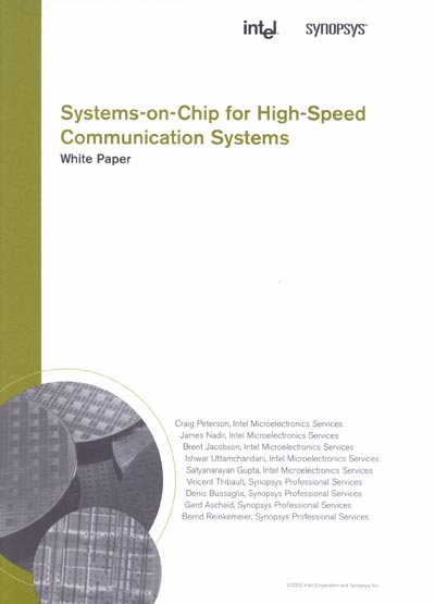 Intel/Synopsys Systems-on-Chip for High-Speed Communication Systems White Paper