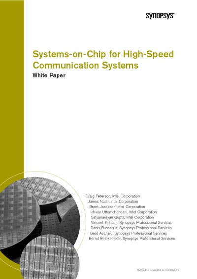 Synopsys Systems-on-Chip for High-Speed Communication Systems White Paper