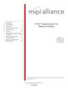 MIPI Alliance Specification for Battery Interface (BIF) example