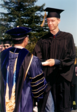 picture of darrell graduating from uc santa cruz