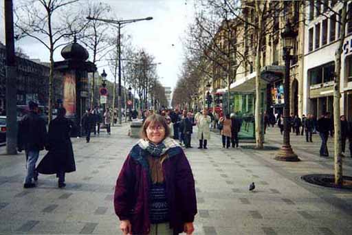 picture of margueritte on the champs elysees