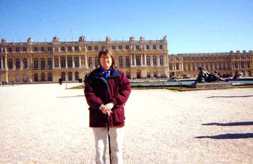 picture of margueritte at chateau de versailles
