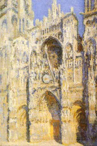 picture of painting of rouen cathedral by monet