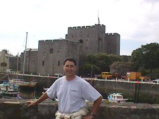 Wes at Castle Rushen