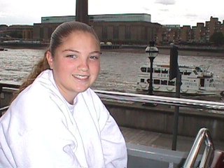 Amy on the Thames