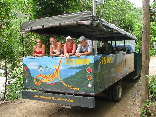 Canopy Tour Bus