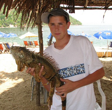Andrew with Igauna